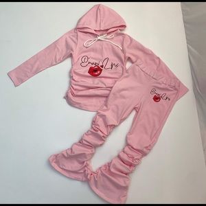 Stacked sweat suits (kids)